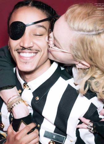 Mercy James's mother Madonna and her boyfriend Ahlmalik.